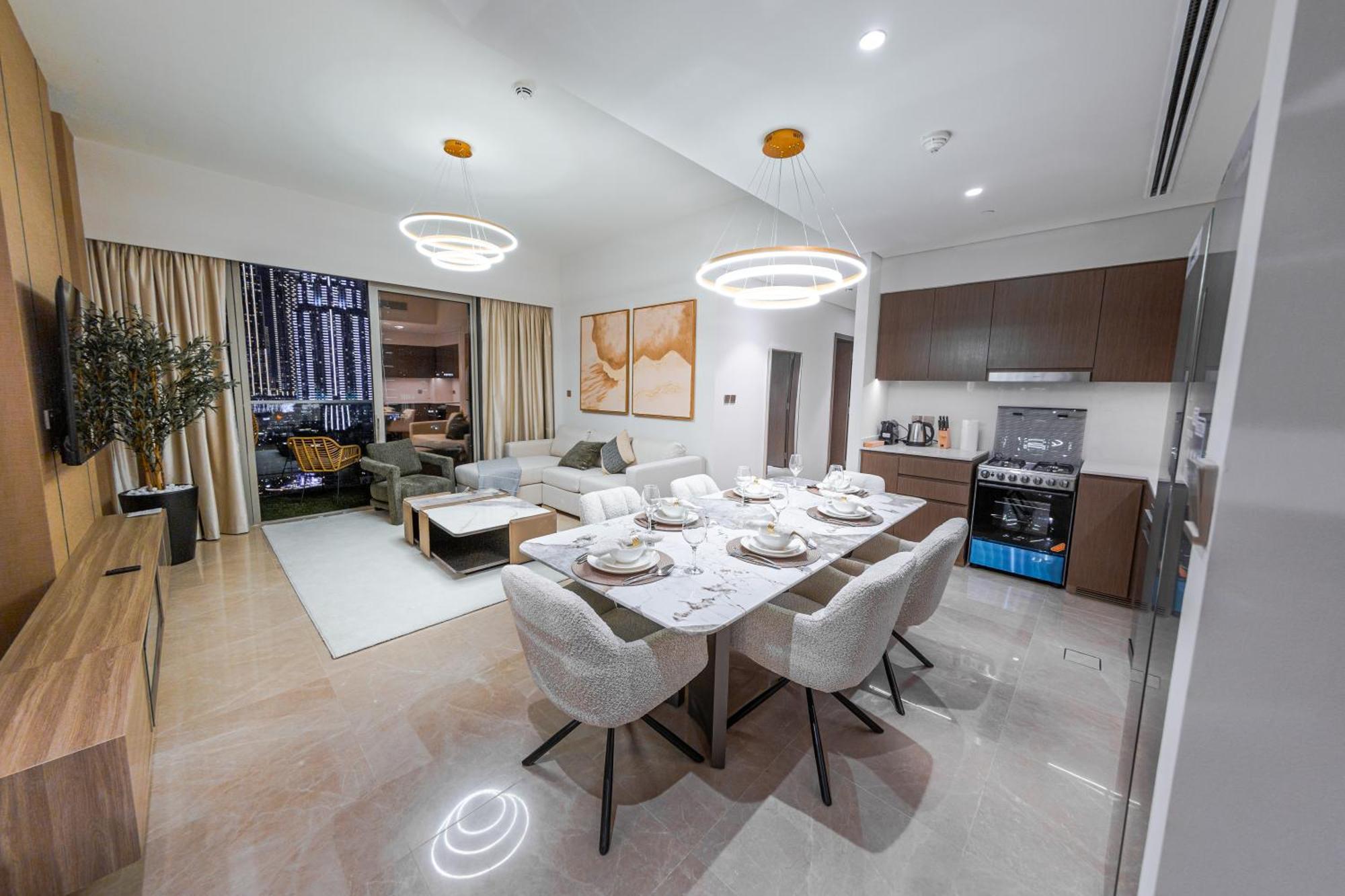 Apartment Grande Signature Residence, Burj Khalifa And Fountain View *